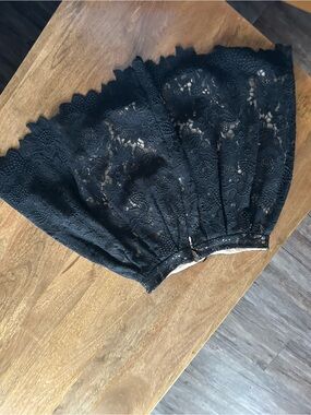 Joie Black Lace Mini Skirt